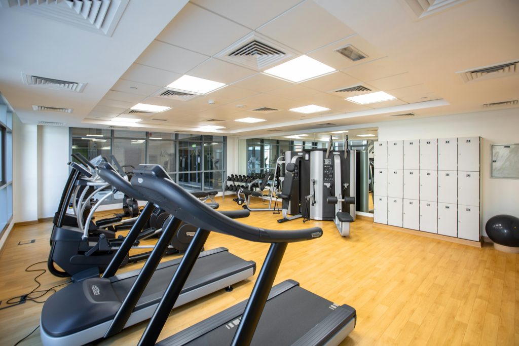 walk into a gym